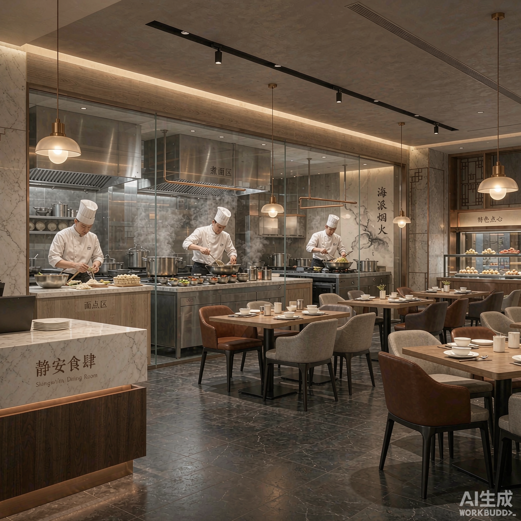 上海静安概念店 · 开放式厨房